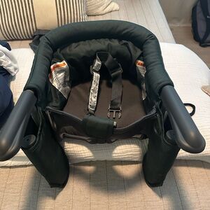 Inglesina Portable Clip-On High Chair - Black